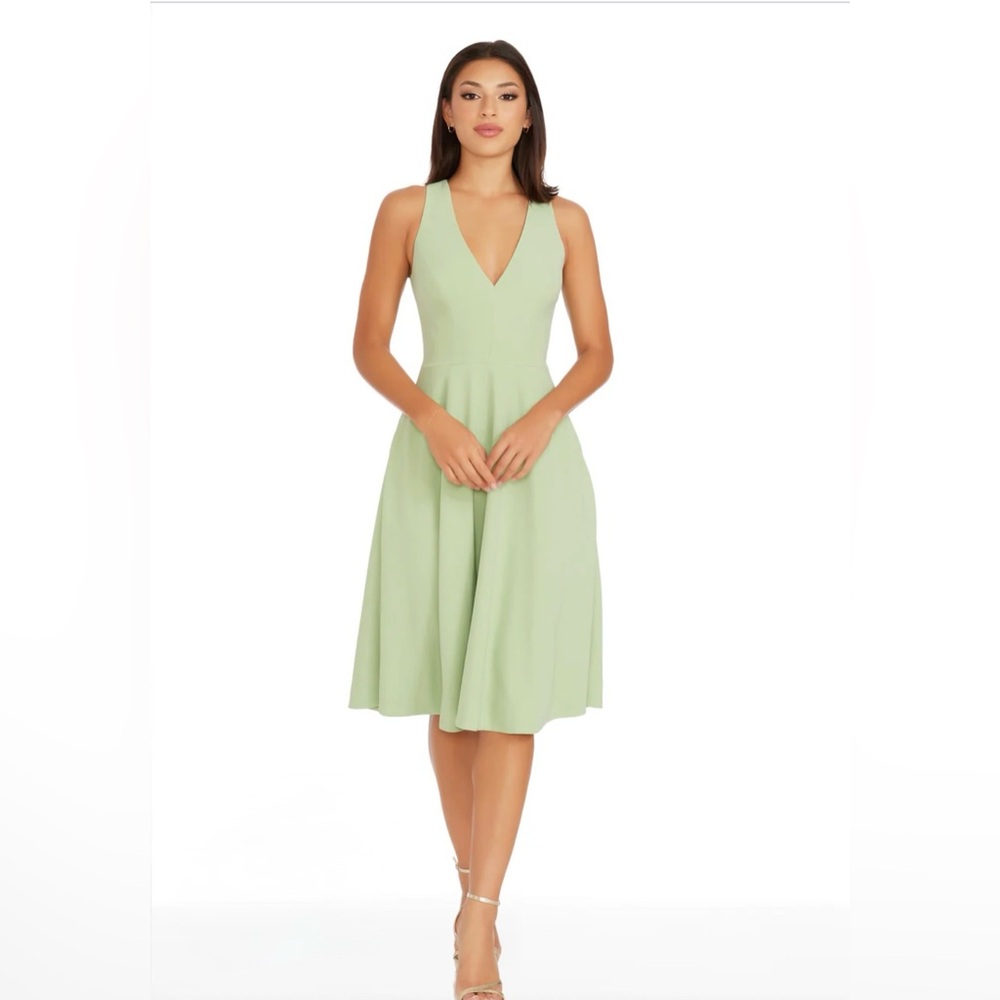 NWOT Dress The Population‎ Catalina Fit and Flare Dress - Size XXS